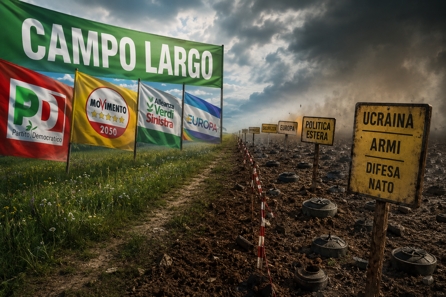 Ucraina, il programma e il bivio del campo largo